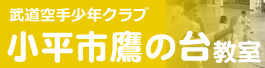 武道空手少年クラブ東京 小平市一橋学園教室